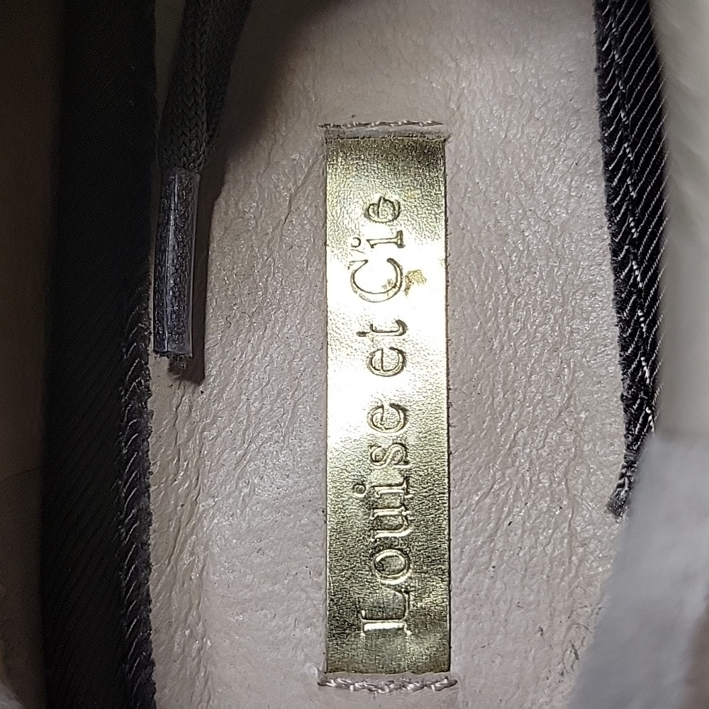 Louise et Cie Berlena Grey Leather Lace Up Sneakers Womens Size 7.5 - Picture 12 of 13